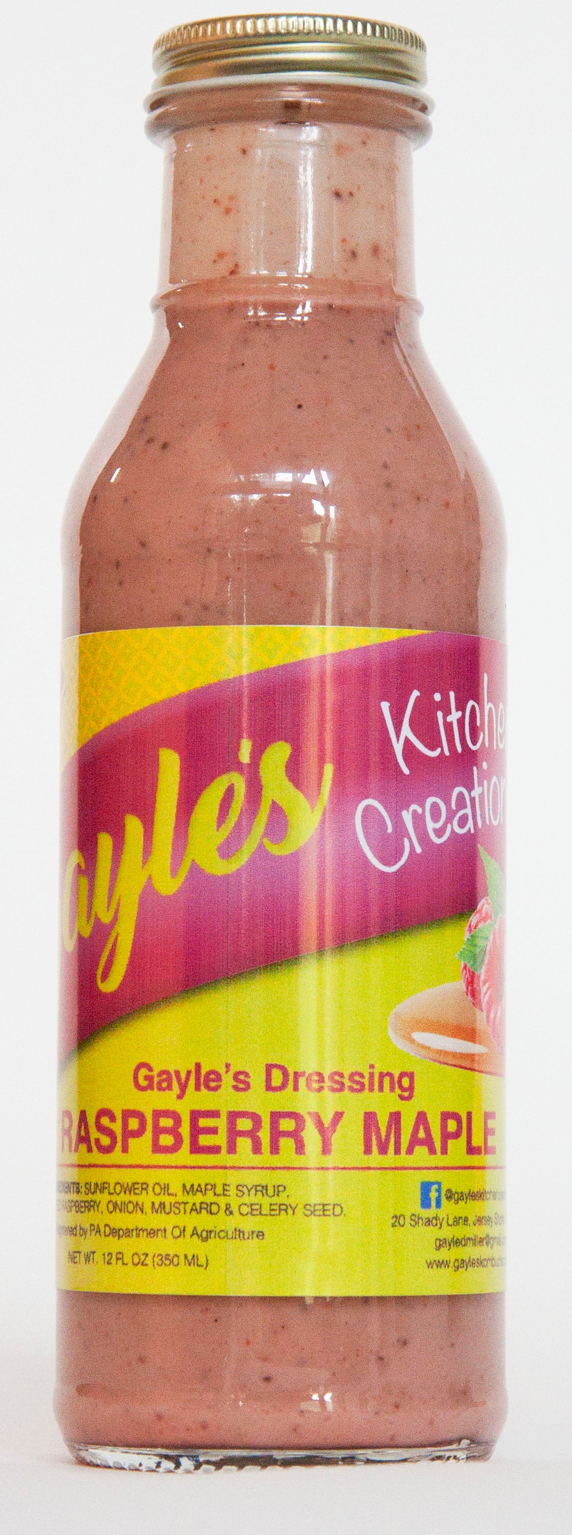 Gayle's Raspberry Maple Dressing