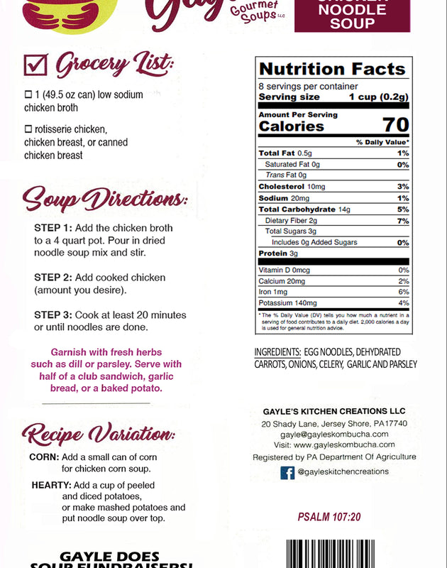 Hearty Chicken Noodle Soup