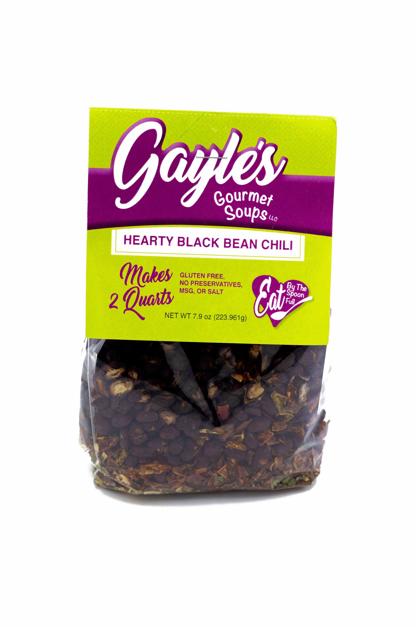 Hearty Black Bean Chili  -  Gayle's Gourmet Soups